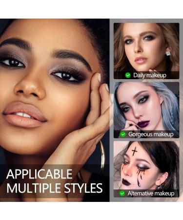 Maki Yika Black Grey Smoky Eyeshadow Palette - 9 High Pigmented Colors for Long Lasting Goth Look - Buy Online on SooperMarket.com