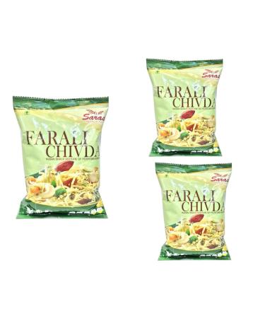 Saras Farali Chevda 200g (Pack of 3) | Fasting Special Snack | Namkeens | Indian Snacks | Crunchy and Flavorful