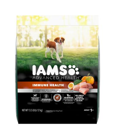 IAMS ADVANCED HEALTH Dog Food Dry IMMUNE HEALTH Adult Chicken & Superfoods Recipe 6.12kg Bag 6.12 kg (Pack of 1)