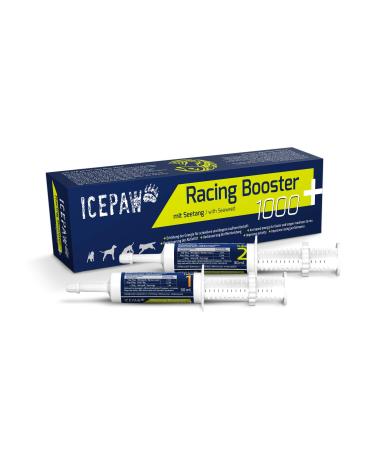 ICEPAW Racing Booster 1000+ food supplement for dogs with seaweed to increase energy and running performance 2 x 30 ml