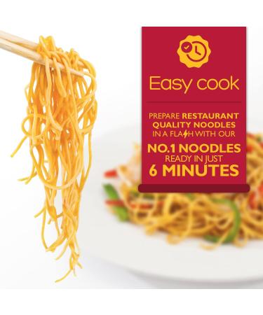 Lucky Boat Wholewheat Chow Mein Noodles 3.5KG - Source of Fibre - Bulk Chinese Noodles for Stir Fry - 3.5kg Pack - Buy Online on SooperMarket.com