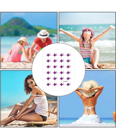 Neamou Sun Patch | Waterproof UV Detection Stickers | Sunblock Face Stick Sunblock Patches Clear Sunscreen Stick for Face Know When to Re-Apply BSZ-005 - Buy Online on SooperMarket.com