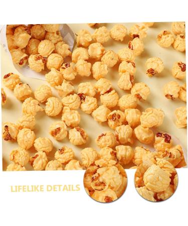 KICHOUSE 10pcs Corn Kernel Model Home Decor Restaurant Display Prop Diy Popcorn Accessory Simulation Popcorn Models Imitation Popcorn Decoration Popcorn Prop Phone Case Child Earrings Pvc - Buy Online on SooperMarket.com