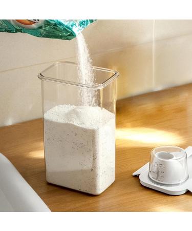 Evember Laundry Beads Dispenser 2300ml | Laundry Dispenser Organiser | Laundry Detergent Dispenser Set | Washing Powder Storage Box | Laundry Scent Beads Dispenser | Washing Up Powder Container Large Size 2300ml - Buy Online on SooperMarket.com
