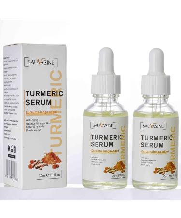 2Pcs 2023 New Turmeric Dark Spot Corrector Serum - Skin Care Moisturizing Repair Serum for Bright Skin | Turmeric Repair Face Serum (60ml) - Buy Online on SooperMarket.com