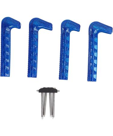 Kadimendium Soft Adjustable Plastic Ice Skate Guards - Blue | Blade Covers for Home - Buy Online on SooperMarket.com