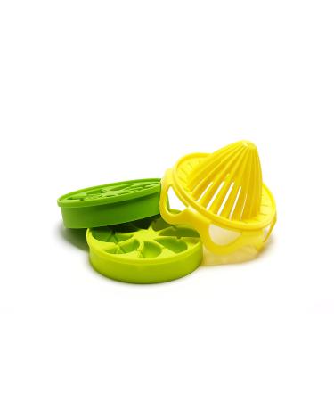 Full Circle Lemon Drops Citrus Ice Cube Infusion Set with Reamer and Silicone Trays, 3-piece Set 3-pack