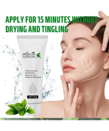 TBeautfave Peel Off Face Masks Green Tea Deep Cleanse Mask Whitehead Remover Mask Nose Pore Strips Acne Removing Purifying Deep Cleansing Pore Pores Shrinking Moisturising - Buy Online on SooperMarket.com