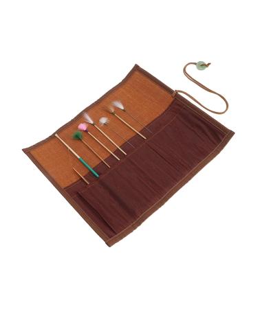 7pcs Ear Wax Removal Feather Kit with Bamboo Mat - Clean, Massage, Relax - Buy Online on SooperMarket.com