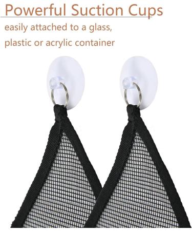 VDFJEK 2 Packs Reptile Hammock Mesh Reptile Accessories Vivarium Accessories Bearded Dragon Accessories for Reptile Lizards Snakes Hammock - Buy Online on SooperMarket.com