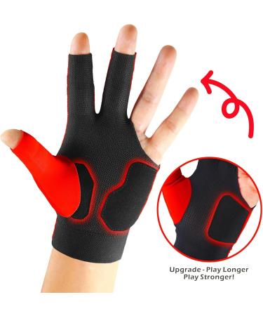 Roaming Billiard Shooters Carom Pool Snooker Cue Sport Glove Fits on Left or Right Hand for Men Women - Buy Online on SooperMarket.com