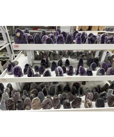 Pakmez Wholesale Natural Stones Quartz Crystal Clusters Amethyst geode for feng Shui 1pc (Color : 1300g-1500g) - Buy Online on SooperMarket.com