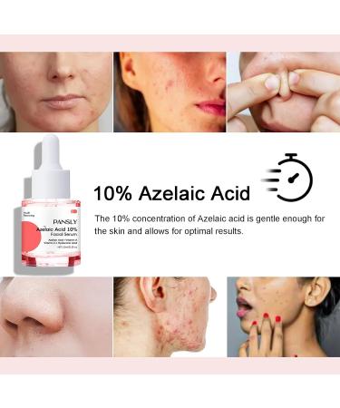 Azelaic Acid Serum 10% - Redness Relief & Skin Balance | Hyaluronic Acid Facial Serum - 0.5oz for All Skin Types - Buy Online on SooperMarket.com