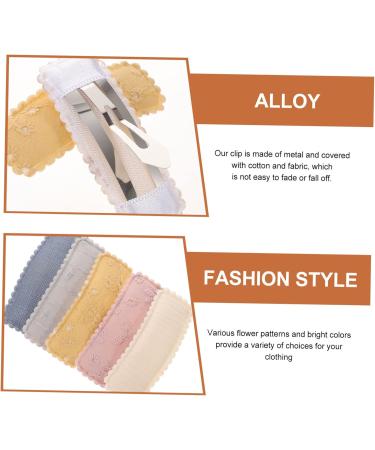 ABOOFAN 25 Pairs Hairpin Hair Snap Hair Clips Small Decorative Hair Clips Metal Hair Clips Mall Hair Barrettes Hair Barrettes for Women Hair Clips for Women Wedding Girl Cloth Headgear - Buy Online on SooperMarket.com
