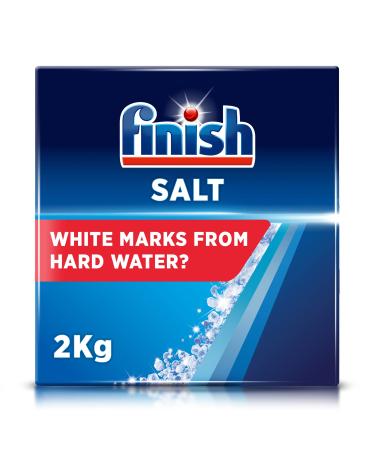 Finish Dishwasher Salt Box 2kg Prevents Limescale Build Up Effective against Hard Water