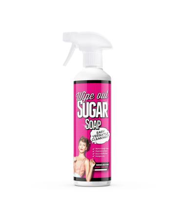 Wipe Out - Sugar Soap Spray | Ready To Use | Cleaning Walls Grease Grime Dirt Stain Remover & Kitchen Degreaser - 500ml