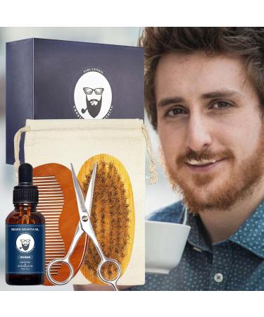 Cypreason Beard Sets for Men | Premium Beard Growth Oil & Trim Tools | 6-Part Beard Care Gift Set for Him Father & Friend - Buy Online on SooperMarket.com
