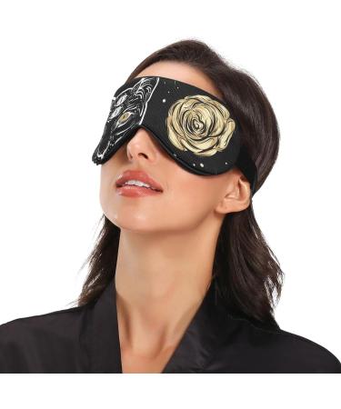 Haskirky Light Blocking Breathable Eye Mask - Adjustable for Men and Women - Perfect for Travel, Yoga, Meditation, and Office - Deep Sleep Mask by Four Eyed Cat - Buy Online on SooperMarket.com