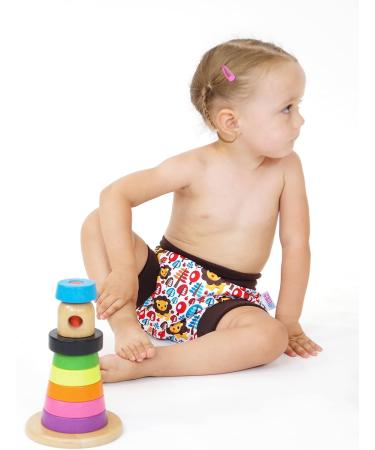 Petit Lulu Pull Up Cloth Nappy Wrap - Size S | Reusable Diaper Wrap from Europe (Indian Summer) - Buy Online on SooperMarket.com