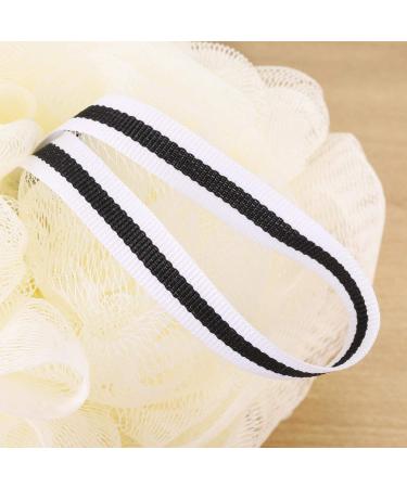 6 Pcs Bath Loofah Shower Sponge Pouf Body Scrubber Exfoliator - White Blue Gold - Buy Online on SooperMarket.com