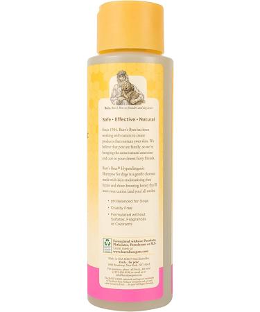 Burt's Bees Natural Hypoallergenic Dog Shampoo with Shea Butter and Honey - 16oz | For All Dogs and Puppies with Dry or Sensitive Skin | Made in USA - Buy Online on SooperMarket.com