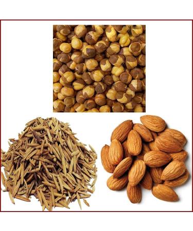 QURA Hardia Indrajau Chana badam 300 gm Combo Pack for Diabetes guger (100gm Each)