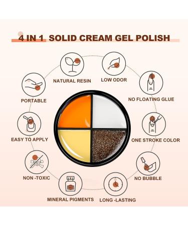 Comozon 32 Pcs Gel Nail Polish Kit with UV Light - 2022 Upgraded 24 Colors Cream Gel Nail Polish Set with Base, Top Coat & Brushes for DIY Nail Art - Buy Online on SooperMarket.com