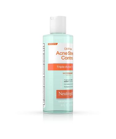 Neutrogena Oil-Free Acne Stress Control Triple-Action Toner - 8 fl oz - Buy Online on SooperMarket.com