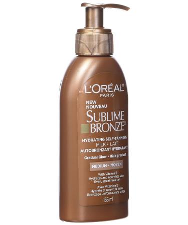 L'Oreal Paris Sublime Bronze Hydrating Sunless-Tanning Milk Medium 5.5 fl. oz - Buy Online on SooperMarket.com