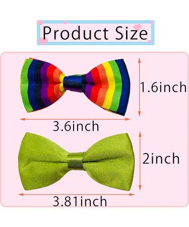 JpGdn 10pcs Small Dogs Collar Attachment Bows Ties for Puppies Cats Birthday Party Adjustable Bowties Sliding Bows Neckties Grooming Accessories Costumes Wedding 10pcs dog collar - Buy Online on SooperMarket.com