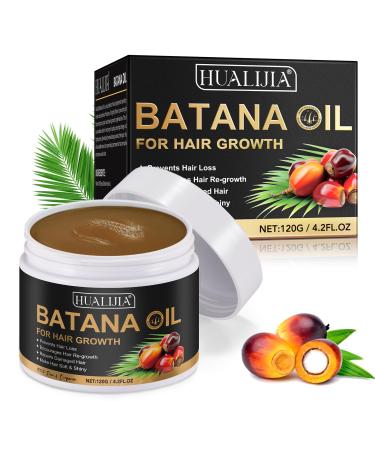 Batana Oil for Hair Growth 100% Pure - Dr Sebi Organic Batana Oil from Honduras Prevent Hair Loss Promotes Hair thickness Men & Women 4.2 oz