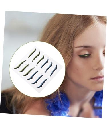 Hemoton 72 Pairs Glitter Eyeliner Glitter Stickers Double Eyelid Tapes Eyeliner Transfer Miss Tool Flash - Buy Online on SooperMarket.com