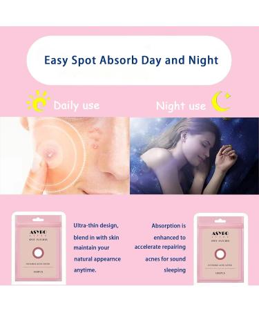 Buy Acne Patches - Invisible Hydrocolloid Spot Stickers for Fast Healing | 108 Translucent Pimple Patches Two Sizes Available - International Shipping - Buy Online on SooperMarket.com
