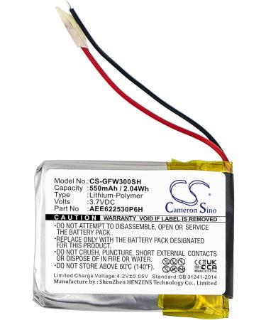 Replacement Battery for Golf Buddy WT3 GPS Watch AEE622530P6H - 550mAh | International Shipping Available - Buy Online on SooperMarket.com