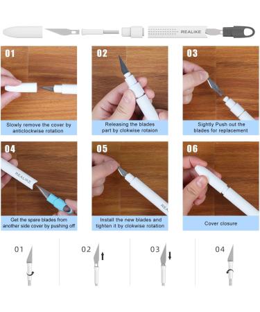 REALIKE Craft Weeding Tools Kit - Scraper, Spatula, Scissors, Tweezers - Blue 5 Piece Set for Vinyl Cardstock Crafting - Compatible with Cricut, Silhouette, Siser HTV, Oracal Vinyl - Buy Online on SooperMarket.com