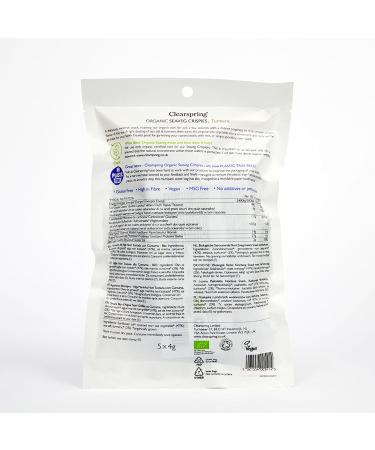Clearspring Organic Seaveg Crispies Multipack (6 Turmeric) - Buy Online on SooperMarket.com