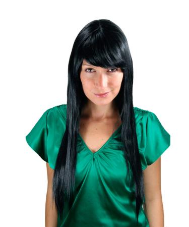 WIG ME UP - LA033-1 Very long wig black straight