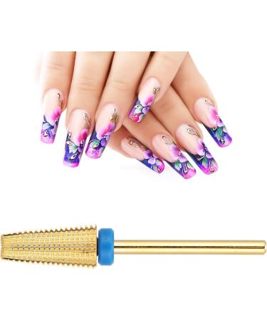 5 in 1 Carbide Tapered Cone Nail Drill Bit Set - XF F M C X Grain Options | Manicure Pedicure Tool - Buy Online on SooperMarket.com