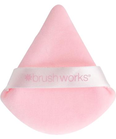 Brushworks Triangular Powder Puff Duo - Professional Makeup Applicator Set - Buy Online on SooperMarket.com