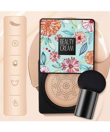 Lovelycat Mushroom Head Air Cushion BB Cream Even Skin Tone Makeup Base PrimerConcealer Lasting Nude Makeup Moisturizing Brightening Pigment CC Liquid Foundation (A-lvory) - Buy Online on SooperMarket.com