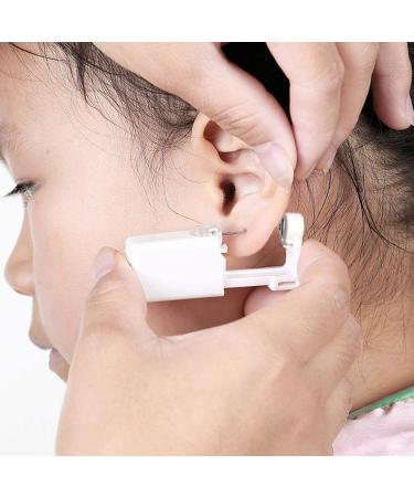 2 Pack Self Ear Piercing Gun Kit with Disposable Piercing Tool and Gold Stud for Easy, Painless Ear Piercing - Buy Online on SooperMarket.com