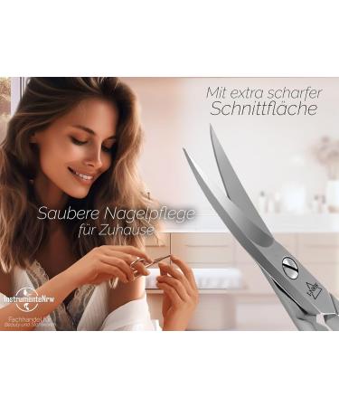 Extra Sharp Stainless Steel Nail Scissors | Rust-Free Manicure & Pedicure Tools for Men & Women - Buy Online on SooperMarket.com