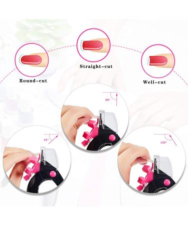 9-Piece Nail Art Tools Set: Acrylic Nail Clipper, 3 Cuticle Pushers, 2 Nail Carving Pens, 3 Nail Buffering Files - Black Stainless Steel Manicure Kit - Buy Online on SooperMarket.com