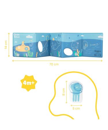 Buy Badabulle Bath Book with Octopus Finger Puppet - BPA-Free Story & Figures for 4 Months+ - Buy Online on SooperMarket.com