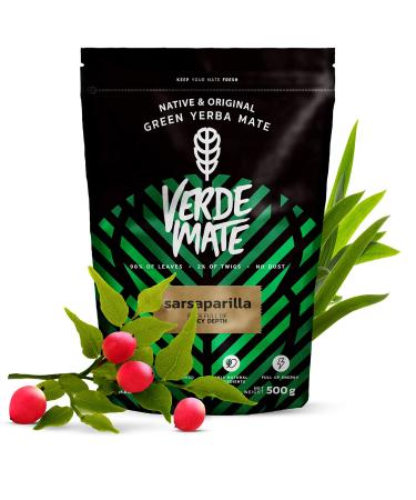 Verde Mate Green Sarsaparilla 0.5 kg | Spicy yerba mate with sarsaparilla 500 g | Strongly stimulating | Ethereal aroma and deep flavor | Exceptional yerba mate tea from Brazil