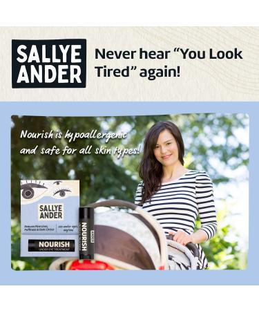 SALLYEANDER Nourish Under Eye Treatment for Dark Circles, Crow's Feet, Fine Lines & Puffiness - Handmade, Moisturizing & Restoring Tender Skin - Buy Online on SooperMarket.com