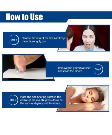 Gentle Anti-Snoring Mouth Tape for Improved Nasal Breathing and Better Night Sleep - Buy Online on SooperMarket.com