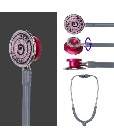 Buy Acoustic Stethoscope for Medical Students & Professionals - Lightweight Stylish Latex-Free Grey - Buy Online on SooperMarket.com