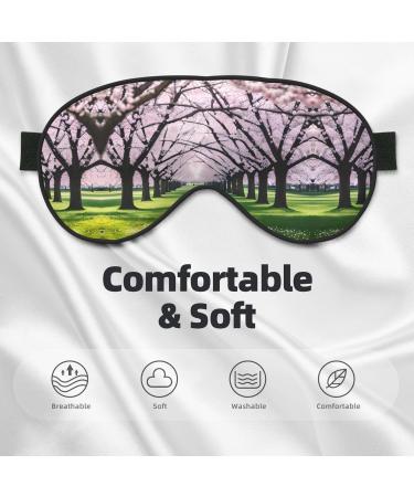 Spring is in The Air Soft Eye Mask Sleeping Mask Breathable Eye Patch for Women Perfect for Travel and Relaxation - Buy Online on SooperMarket.com