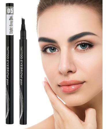 Eyebrow Waterproof Multi-Fork Pencils for Realistic Eyebrow Makeup Daily Eyebrow Makeup Supplies for Home Working Dating Traveling Gathering Dalynn 5# light gray - Buy Online on SooperMarket.com